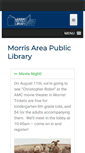 Mobile Screenshot of morrislibrary.com